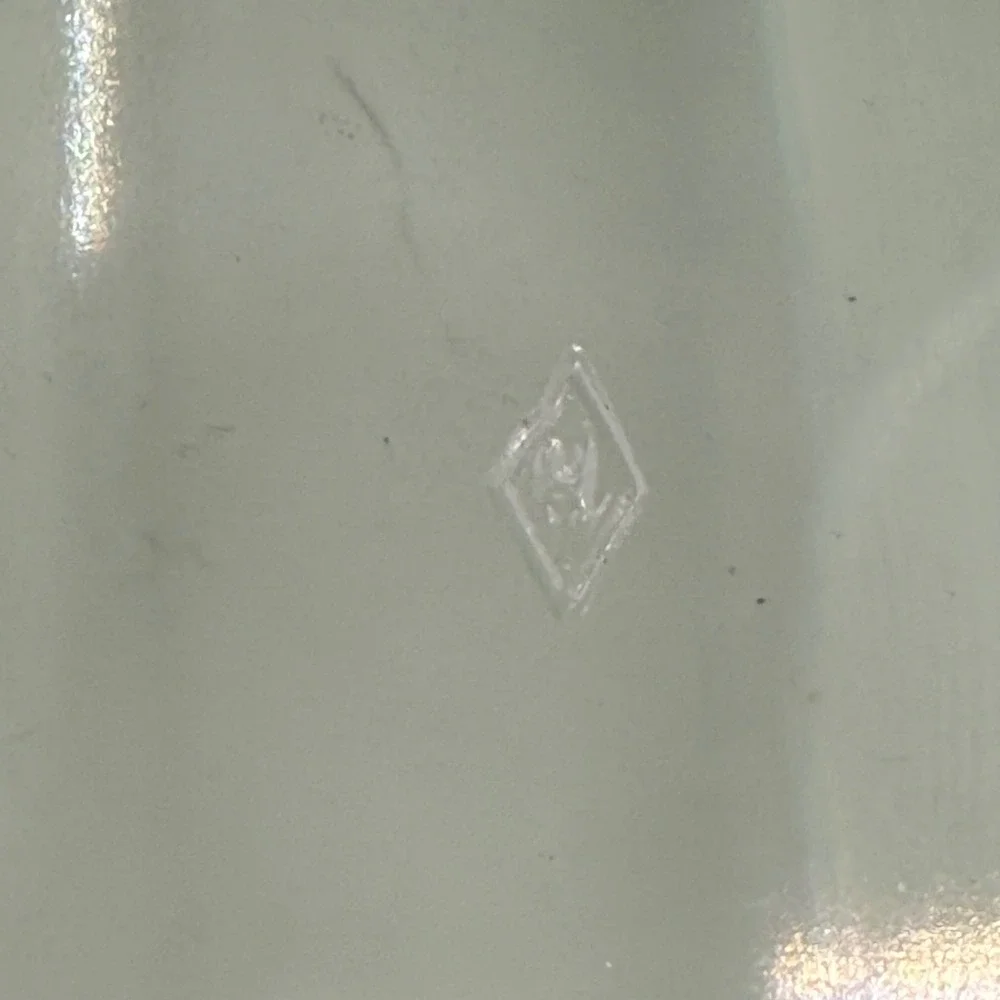 Heisey Glass Moongleam green 13